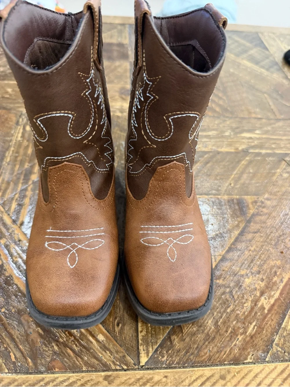 Kids Brown Cowboy Boots - Classic Western Style